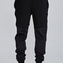 SikSilk - Black Muscle Fit Joggers