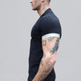 SikSilk - Black Polo T-Shirt