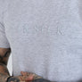 SikSilk - Grey Marl Logo T-Shirt