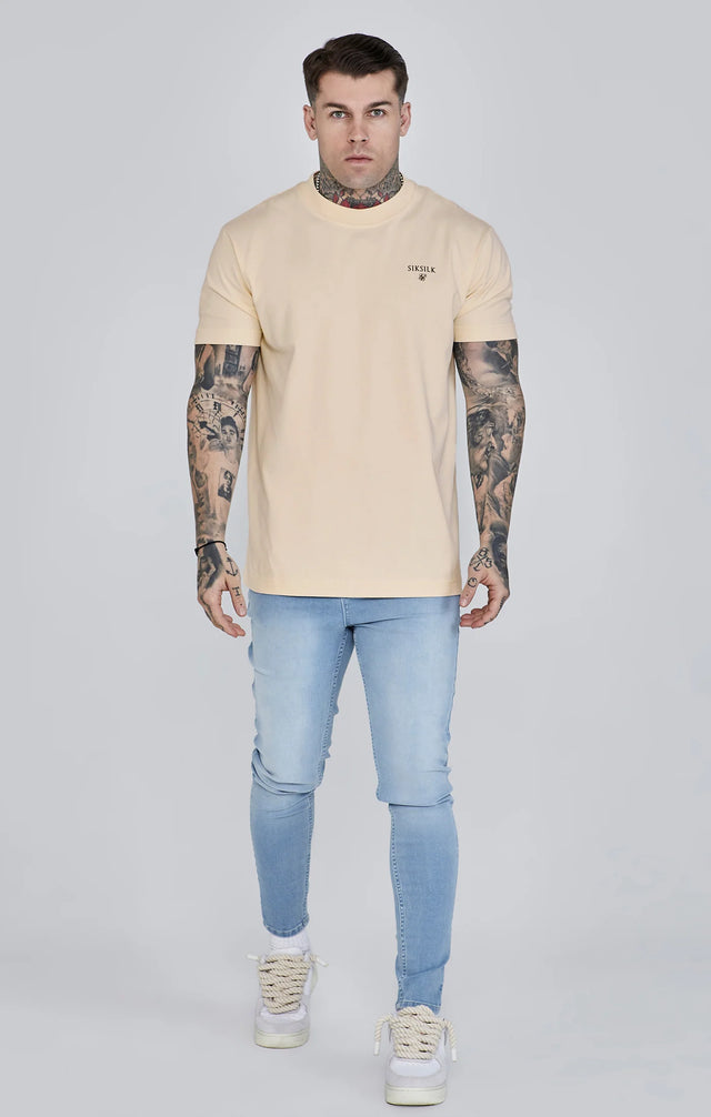 SikSilk - Ecru Graphic T-Shirt