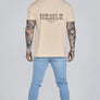 SikSilk - Ecru Graphic T-Shirt