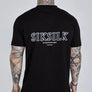 SikSilk - Black Graphic T-Shirt