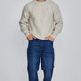 SikSilk - Ecru Knitted Sweater