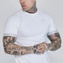 SikSilk - White&Silver Tech T-Shirt