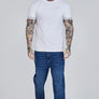 SikSilk - White&Silver Tech T-Shirt