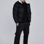 SikSilk - Black Puffer Jacket