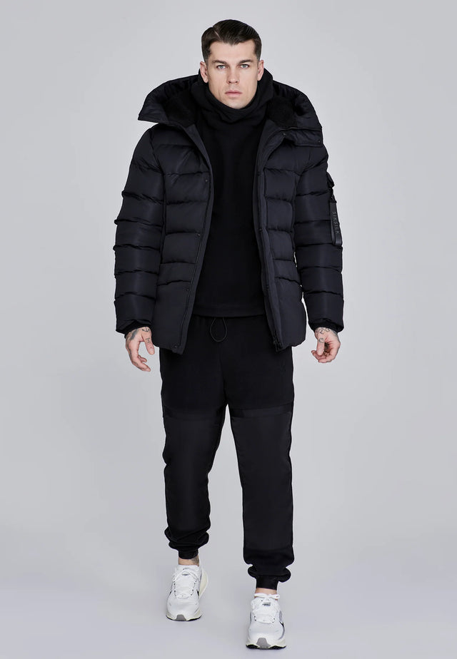 SikSilk - Black Parka