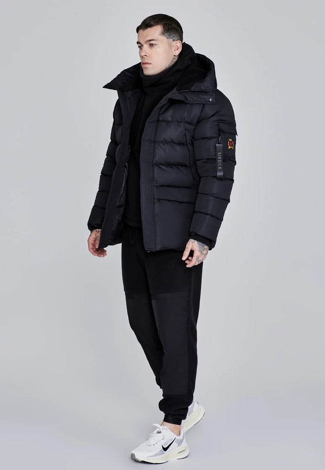 SikSilk - Black Parka