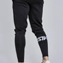 SikSilk - Black Muscle Fit Joggers