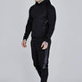 SikSilk - Black Muscle Fit Hoodie