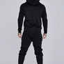 SikSilk - Black Muscle Fit Hoodie