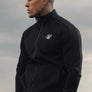 SikSilk - Black Essentials Poly Track Top