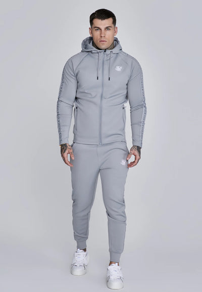 SikSilk - Grey Hoodie and Joggers Set