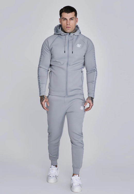 SikSilk - Grey Hoodie and Joggers Set