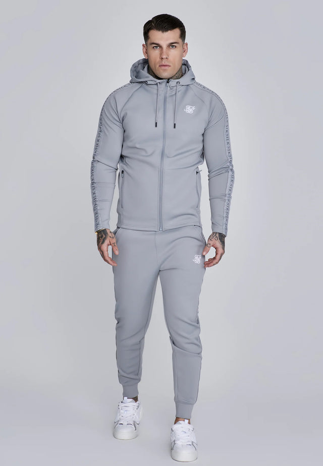 SikSilk - Grey Hoodie and Joggers Set