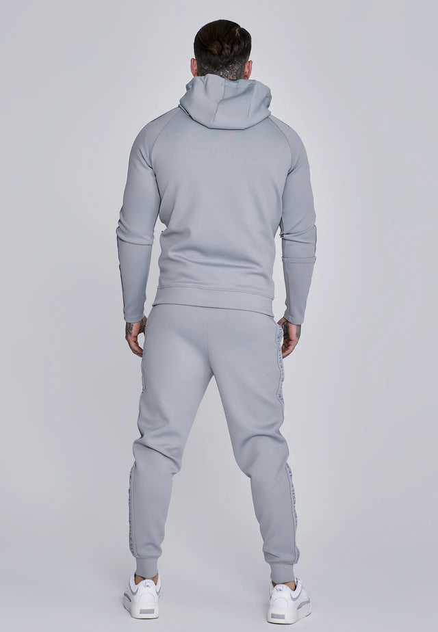 SikSilk - Grey Hoodie and Joggers Set