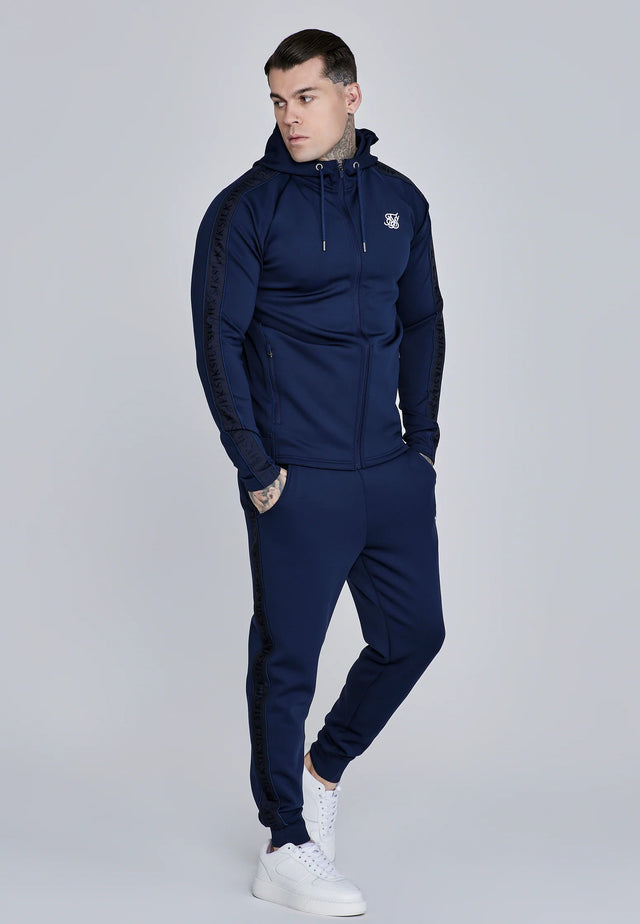 SikSilk - Navy Hoodie and Joggers Set