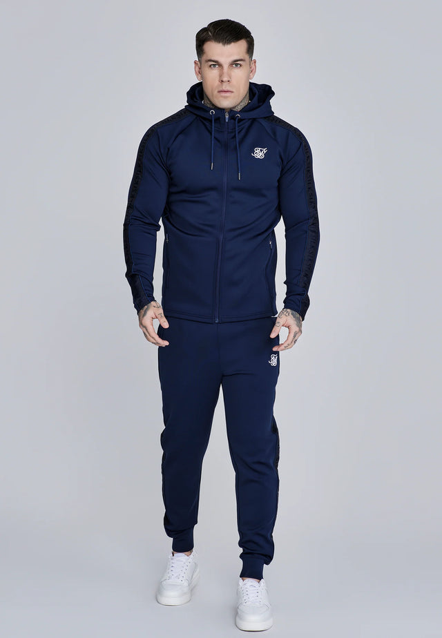 SikSilk - Navy Hoodie and Joggers Set