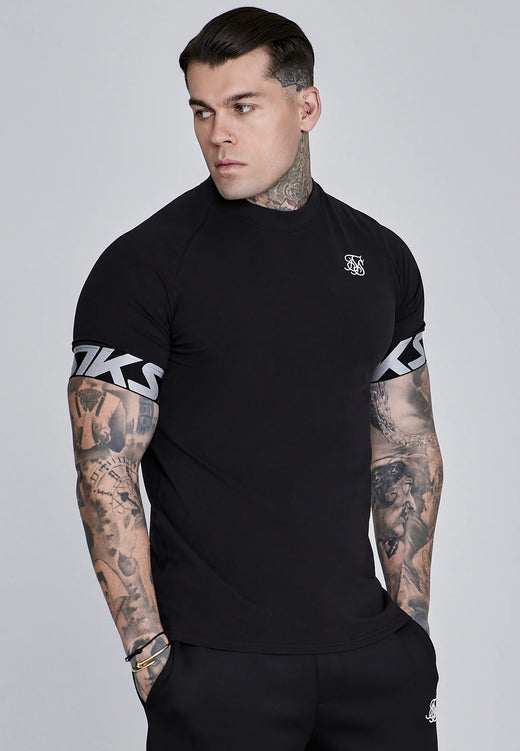 SikSilk - Black Tech T-Shirt