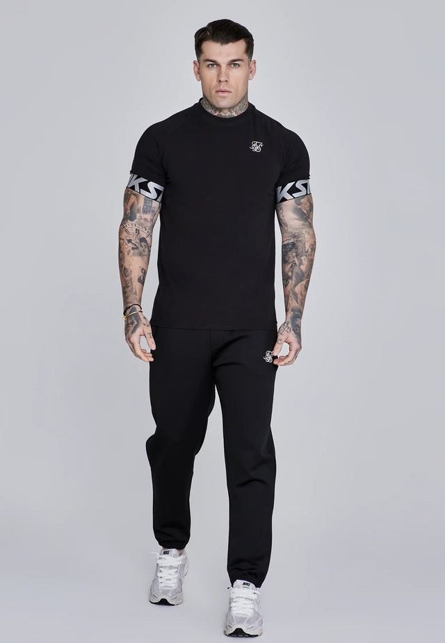 SikSilk - Black Tech T-Shirt
