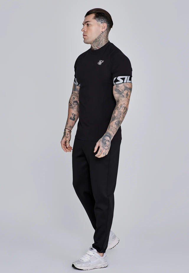 SikSilk - Black Tech T-Shirt