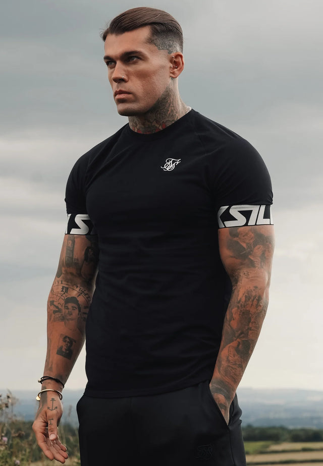 SikSilk - Black Tech T-Shirt