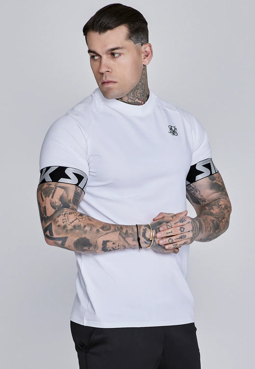 SikSilk - White Tech T-Shirt
