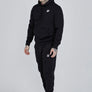 SikSilk - Black Hoodie and Joggers Set
