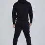 SikSilk - Black Hoodie and Joggers Set