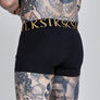 SikSilk - Black Pack of 5 Boxer Shorts
