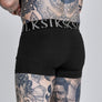SikSilk - Black Pack of 5 Boxer Shorts