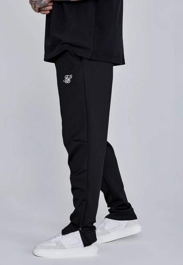 SikSilk - Black Essentials Poly Joggers