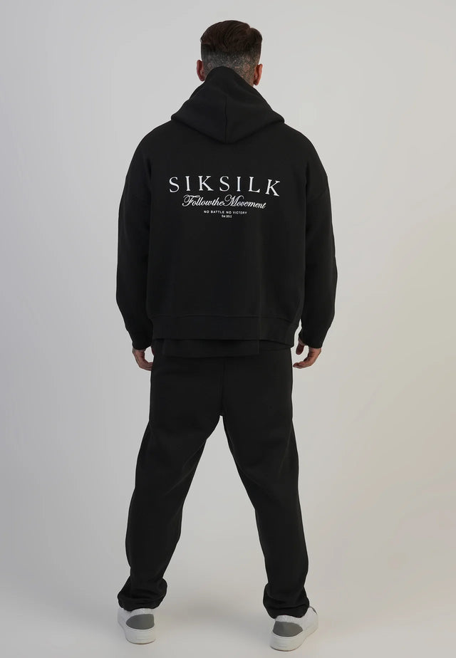 SikSilk - Black Track Pants