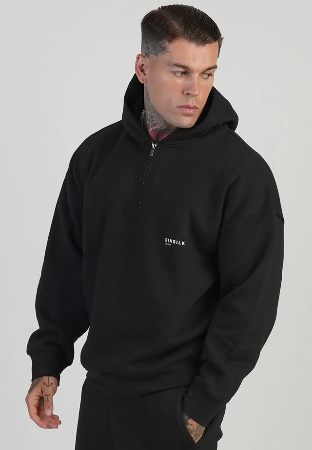 SikSilk - Black Graphic Hoodie