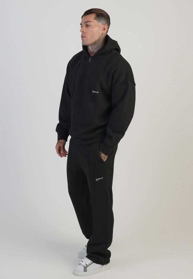 SikSilk - Black Graphic Hoodie