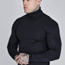 SikSilk - Black Roll Neck Top
