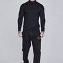 SikSilk - Black Roll Neck Top